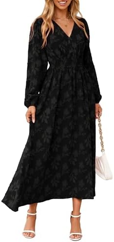 Burnout floral empire waist maxi in Black