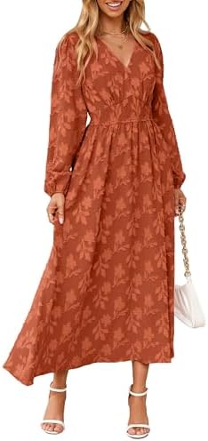 Burnout floral empire waist maxi in Orange