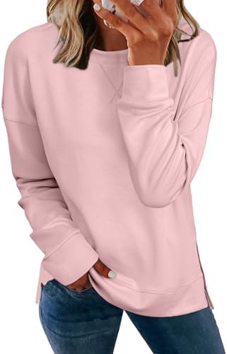 Oversized crewneck sweatshirt in Pink